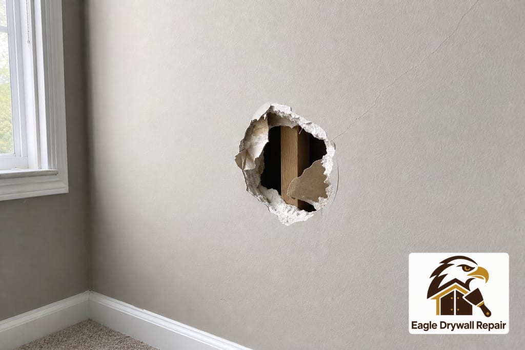 Drywall Hole And Crack Patching photo