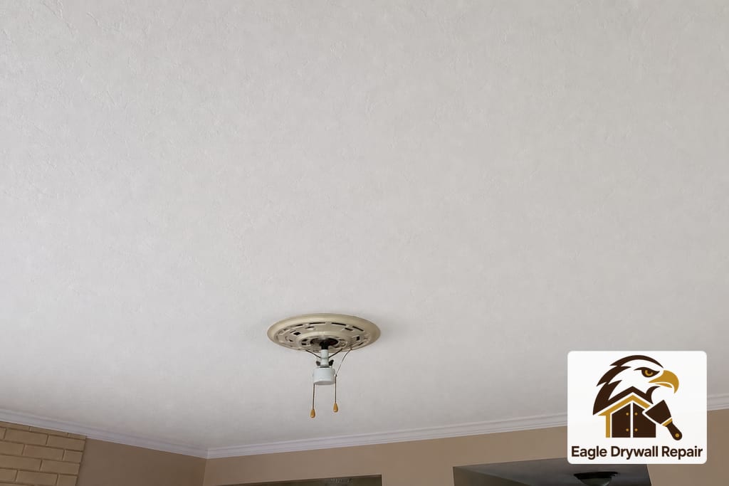 Popcorn Ceiling Removal And Re-Texture photo